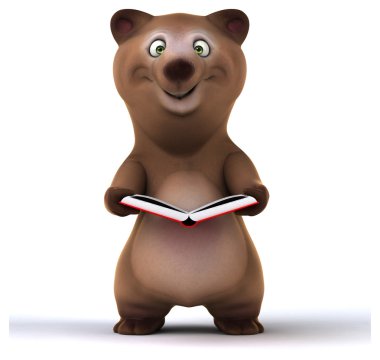 ayı kitap ile eğlenceli bir