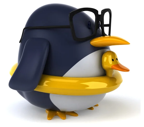 Lustiger Cartoon-Pinguin — Stockfoto