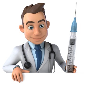 Eğlenceli çizgi film doktor
