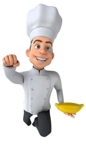 Leuke cartoon chef-kok — Stockfoto