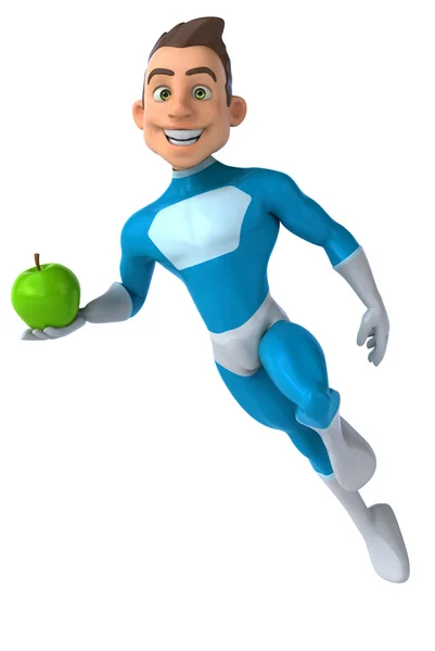 Fun cartoon superhero — Stock Photo, Image