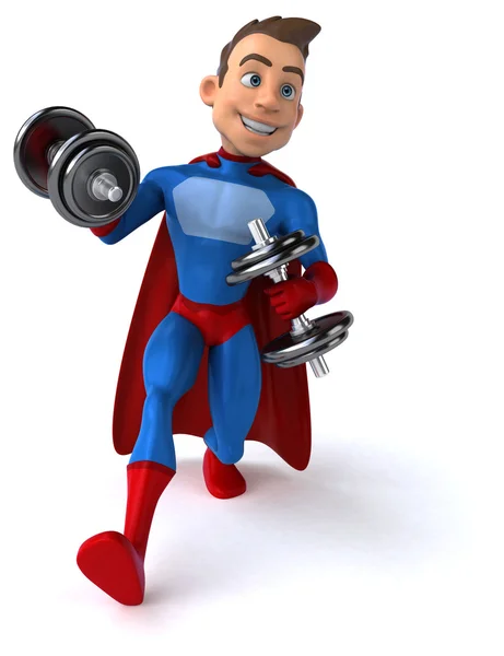Divertido superhéroe de dibujos animados — Foto de Stock
