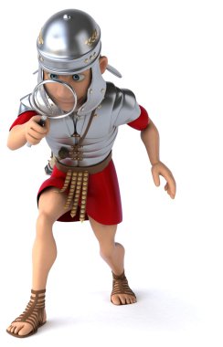 cartoon Roman soldier clipart
