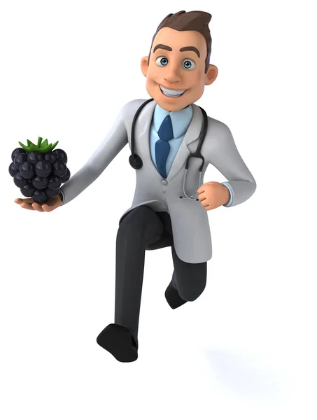 Divertido médico de dibujos animados — Foto de Stock