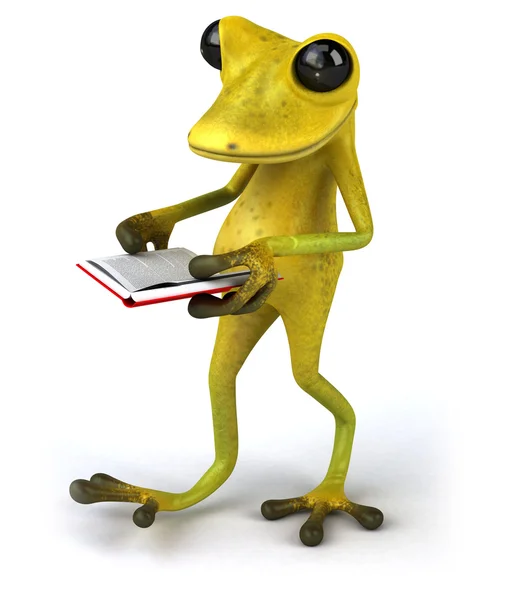 Fun cartoon frog — Stock Photo, Image