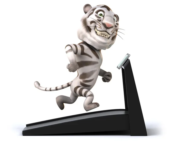 Vtipný kreslený tygr — Stock fotografie