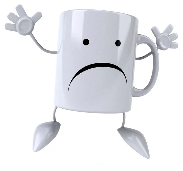 Grappige cartoon cup — Stockfoto