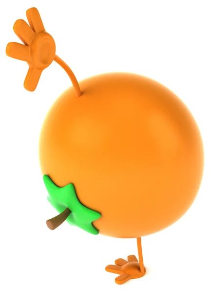 Spaß Cartoon orange — Stockfoto