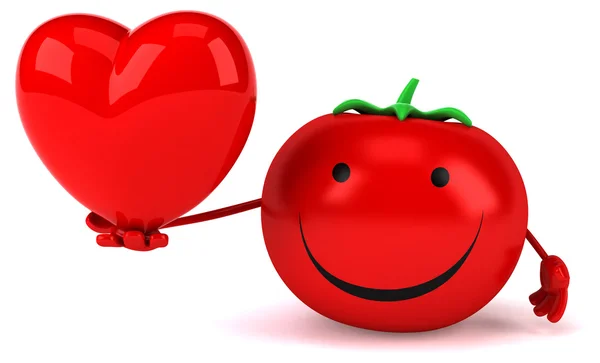 Funny cartoon tomato — Stock Photo, Image