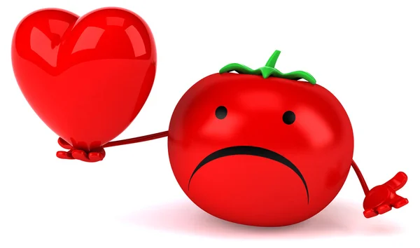 Funny cartoon tomato — Stock Photo, Image