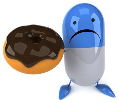 Komik karikatür hap