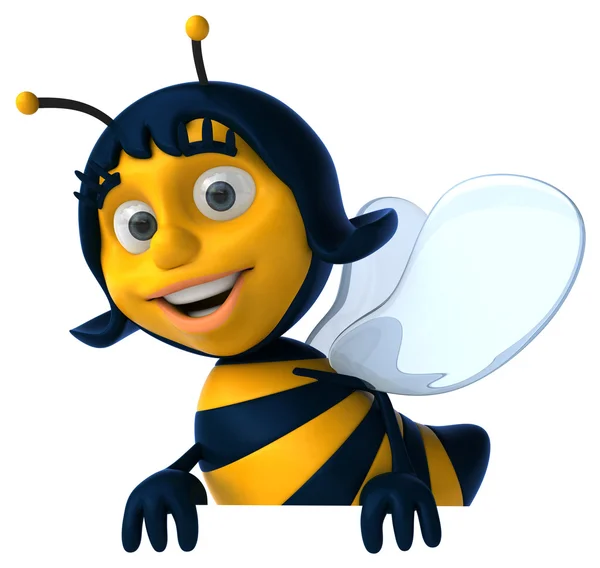 Funny cartoon bee — Zdjęcie stockowe