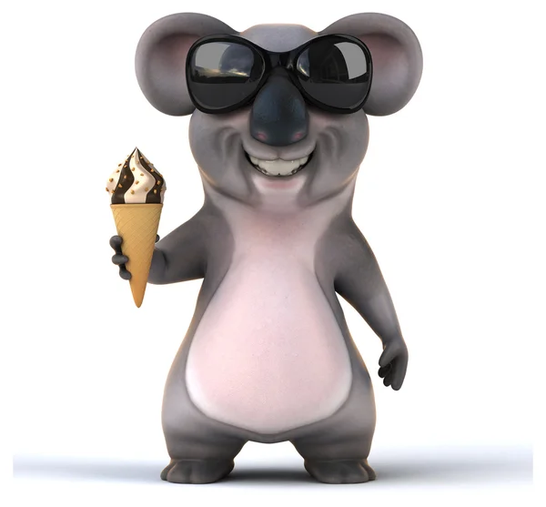 Divertido koala de dibujos animados — Foto de Stock