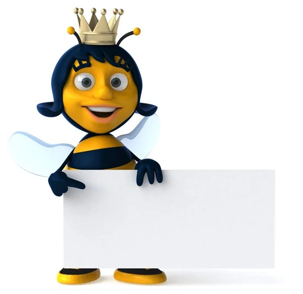 Funny cartoon bee — Zdjęcie stockowe