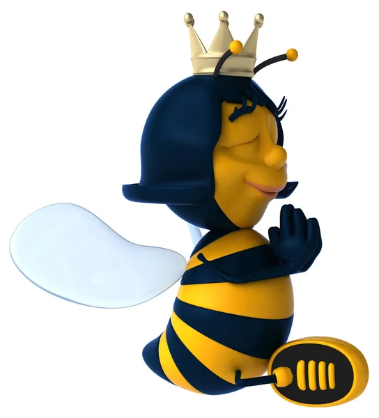 Drôle dessin animé abeille — Photo