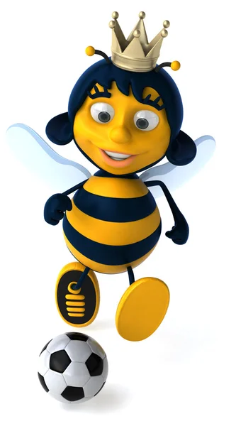 Grappige cartoon bee — Stockfoto