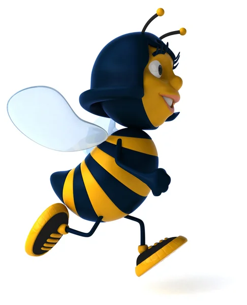 Funny cartoon bee — Zdjęcie stockowe