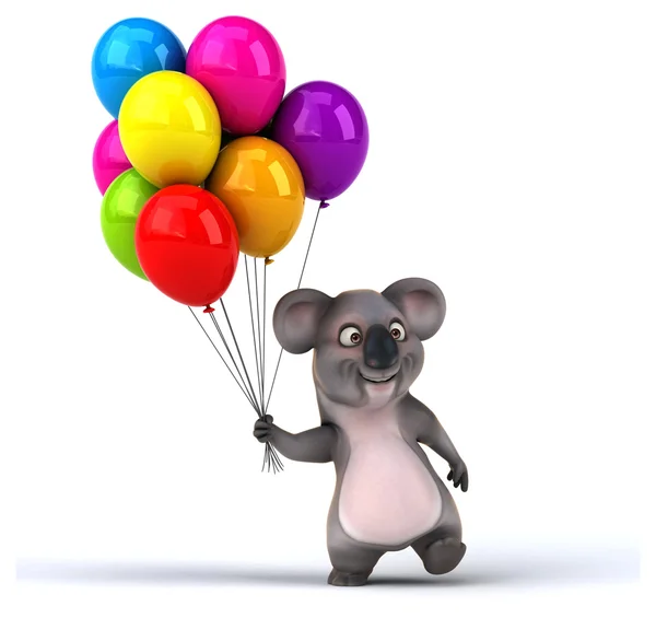 Zabawna kreskówka koala — Zdjęcie stockowe