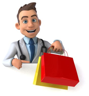 Eğlenceli çizgi film doktor