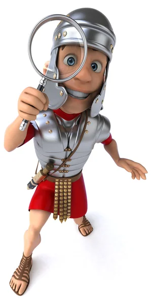 Leuke cartoon Romeinse soldaat — Stockfoto