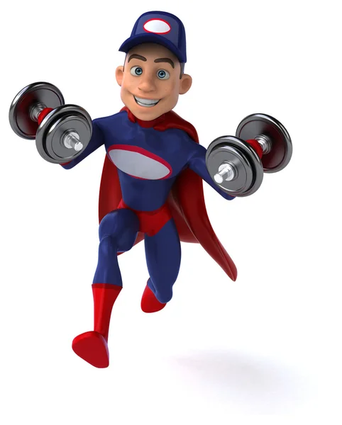 Super cartoon mechanic — Stockfoto