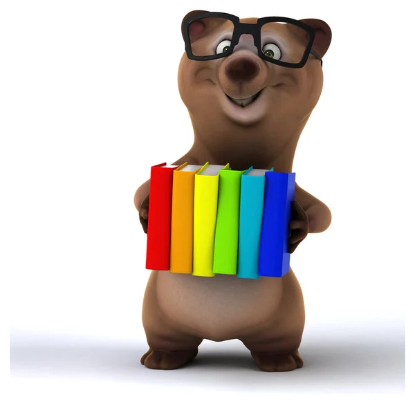 Fun cartoon bear — Stock Photo, Image