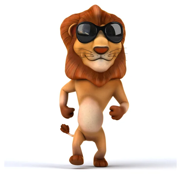 Funny cartoon lion — Stock Photo, Image