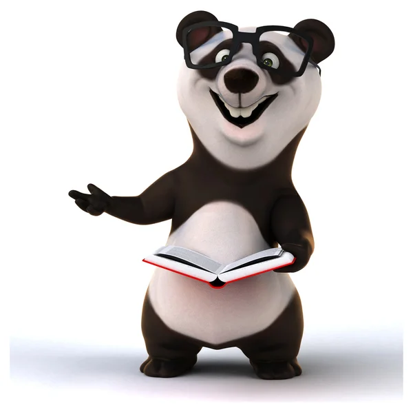 웃긴 만화 팬더 — 스톡 사진