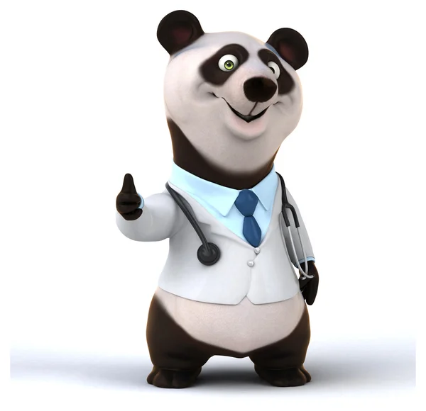 Funny cartoon panda — Stock Photo, Image