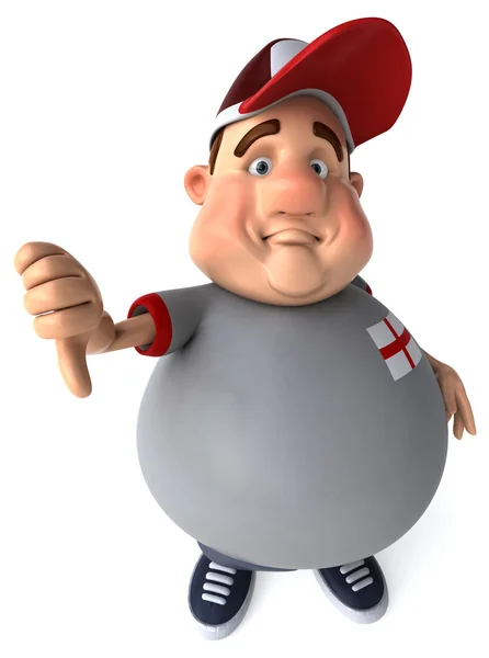 Funny overweight guy — Stock Photo, Image