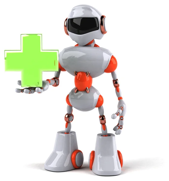 Fun cartoon Robot — Stock Photo, Image