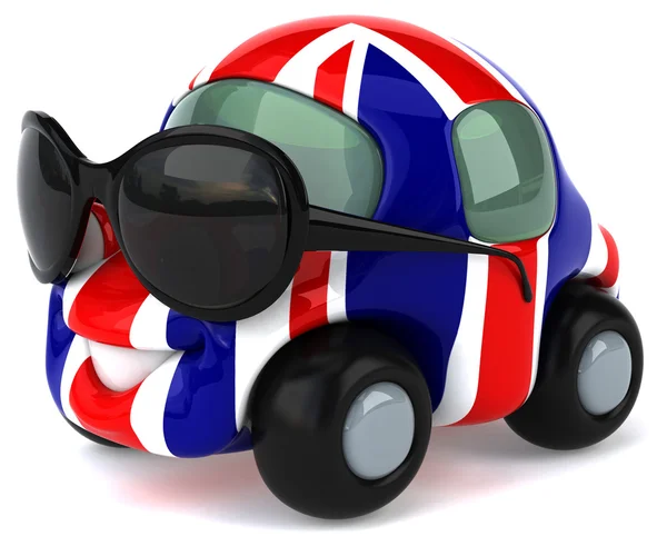 Fun cartoon car — Stock Photo, Image