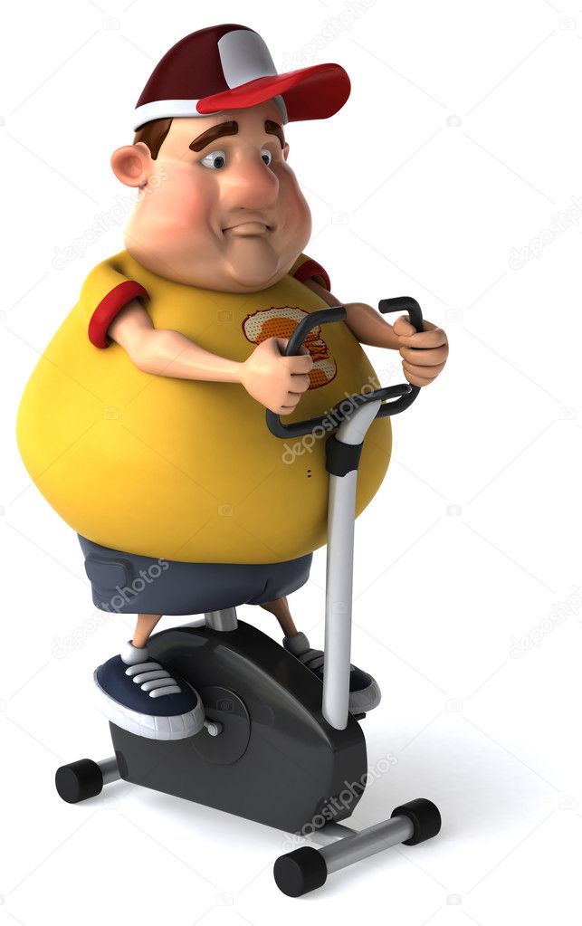 Funny overweight guy — Stock Photo © julos 72655985
