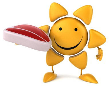 komik karikatür güneş