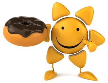 komik karikatür güneş