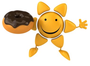 komik karikatür güneş