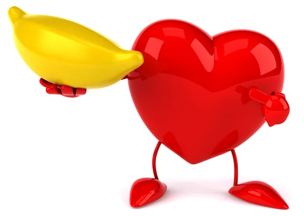 Fun cartoon heart — Stock Photo, Image