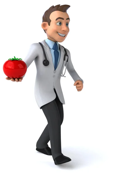 Fun cartoon doctor — Stock Photo, Image