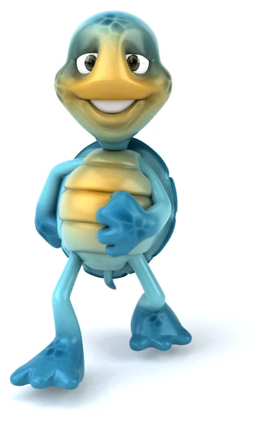 Funny cartoon turtle — Stock Photo, Image