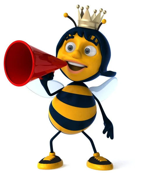 Funny cartoon bee — Zdjęcie stockowe