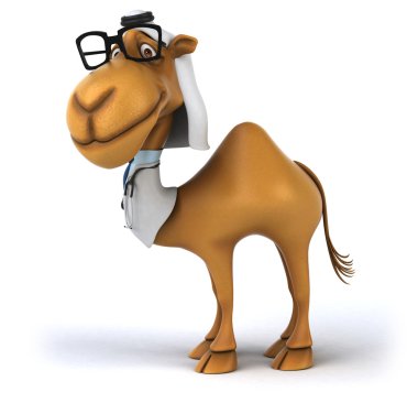 Eğlenceli çizgi film deve