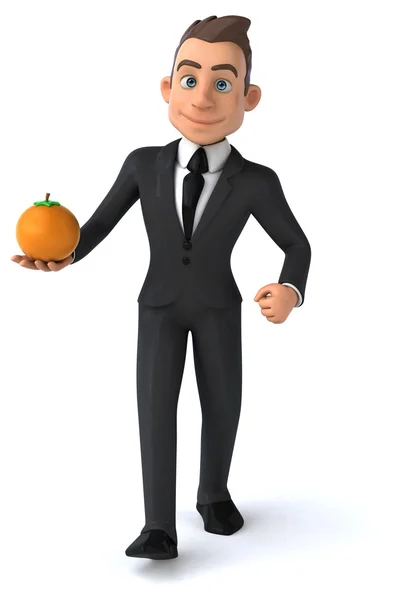 Fun cartoon businessman — Stock Photo, Image