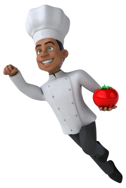 Leuke cartoon chef-kok — Stockfoto