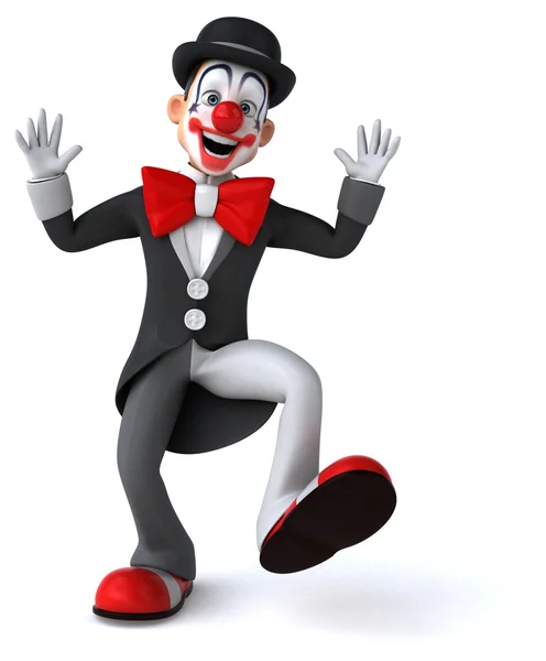 Spaß Cartoon Clown — Stockfoto