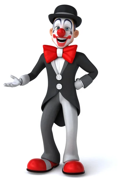 Spaß Cartoon Clown — Stockfoto