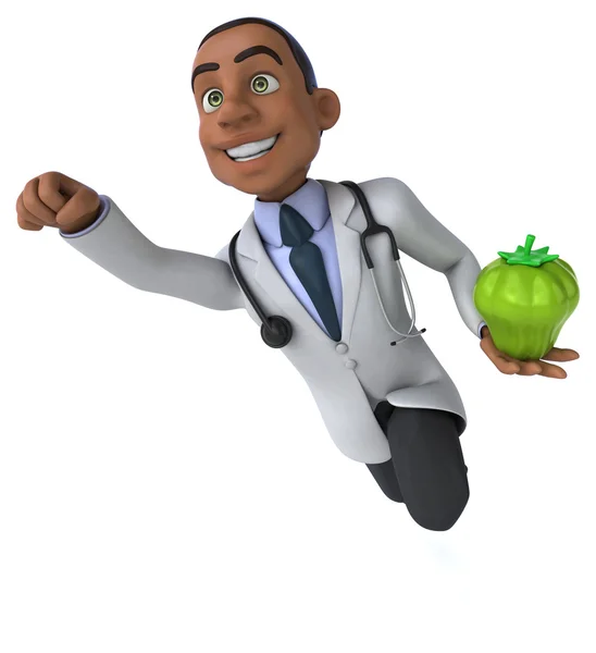 Fun cartoon doctor — Stock Photo, Image