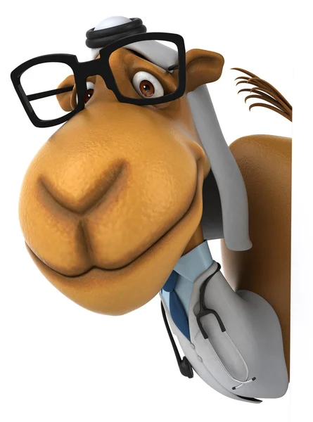 Fun cartoon camel — Stock Photo, Image