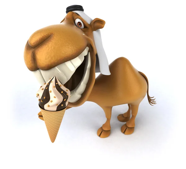 Funny cartoon camel — Stock Photo, Image