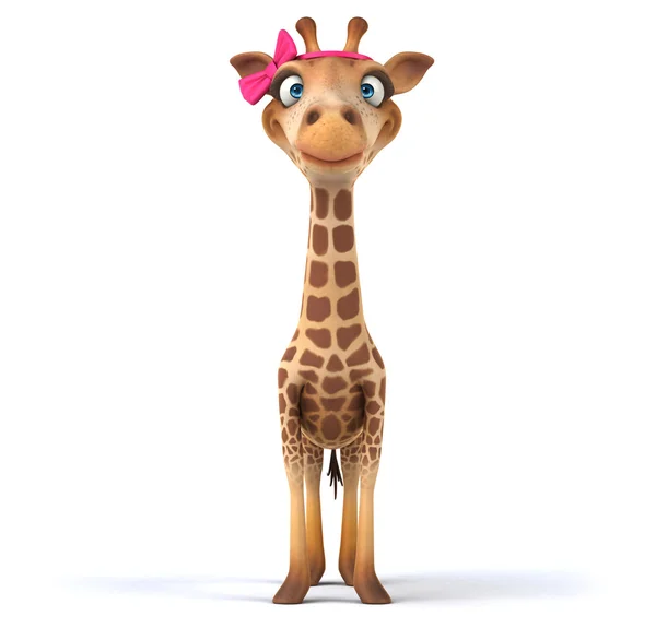 Funny cartoon giraffe — Stock Photo, Image