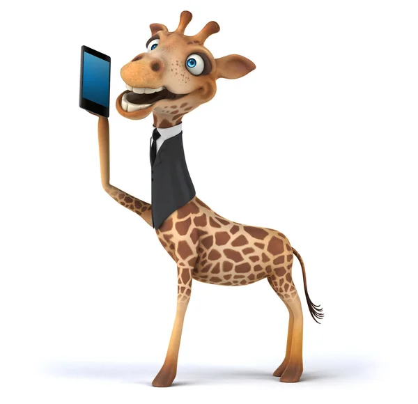 Lustige Cartoon-Giraffe — Stockfoto